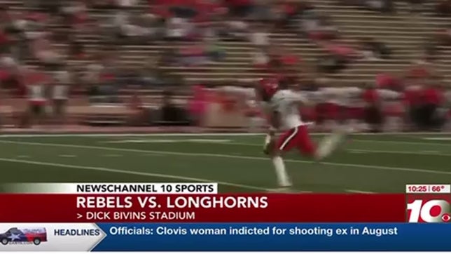 Josh Cardona burns CB for a rebel's touchdown