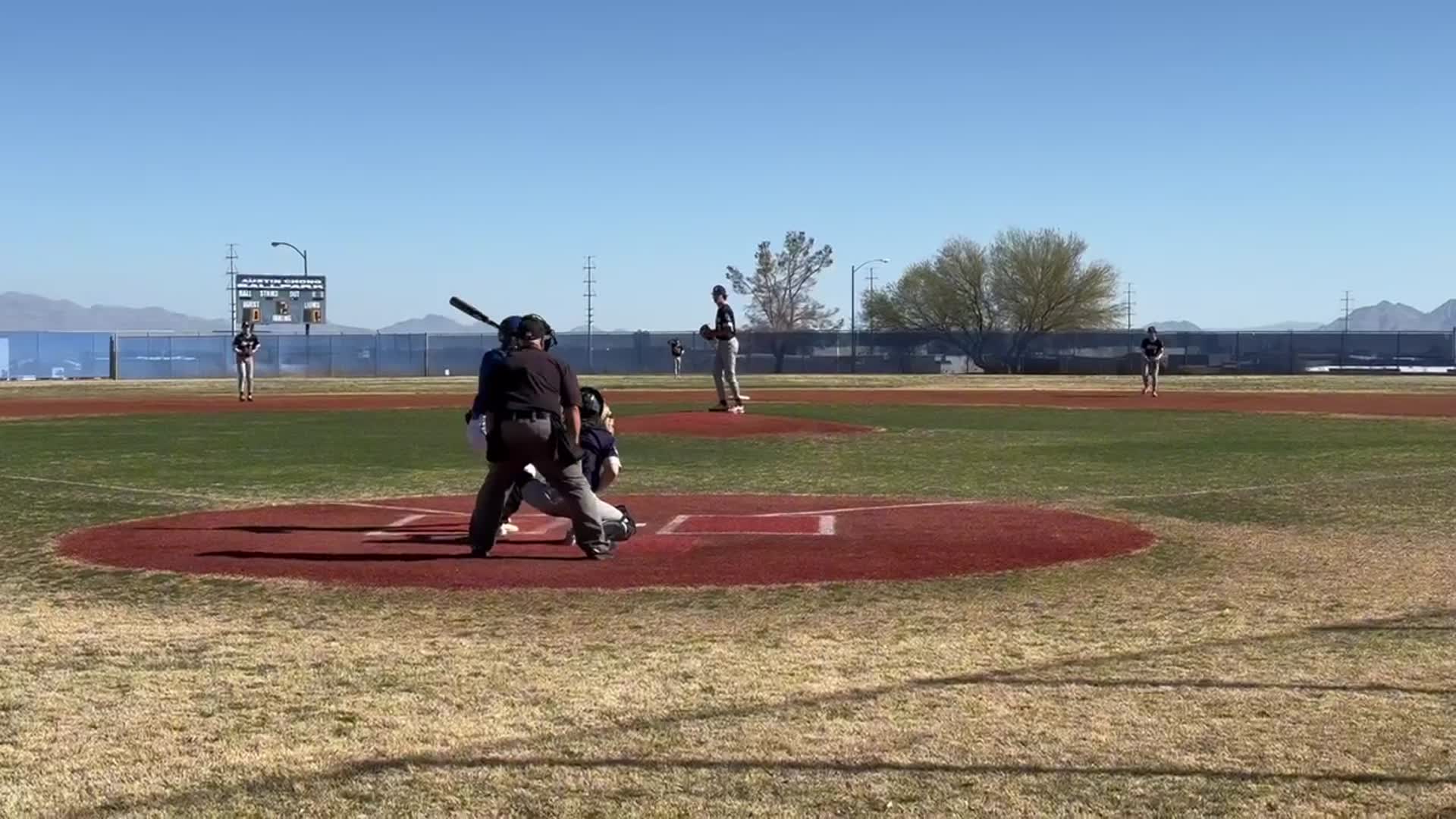 Game at Sierra Vista Varsity baseball JR year