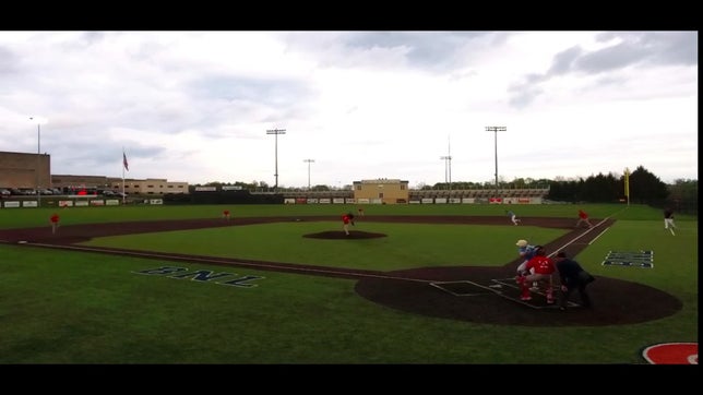 Gates barely misses his 2nd bomb of the game going oppo off the top of the wall in LC. Currently batting .619, 4HR, 1.381 SLG, and an OBP of .795 through 10 games...all leading Indiana 4A class.