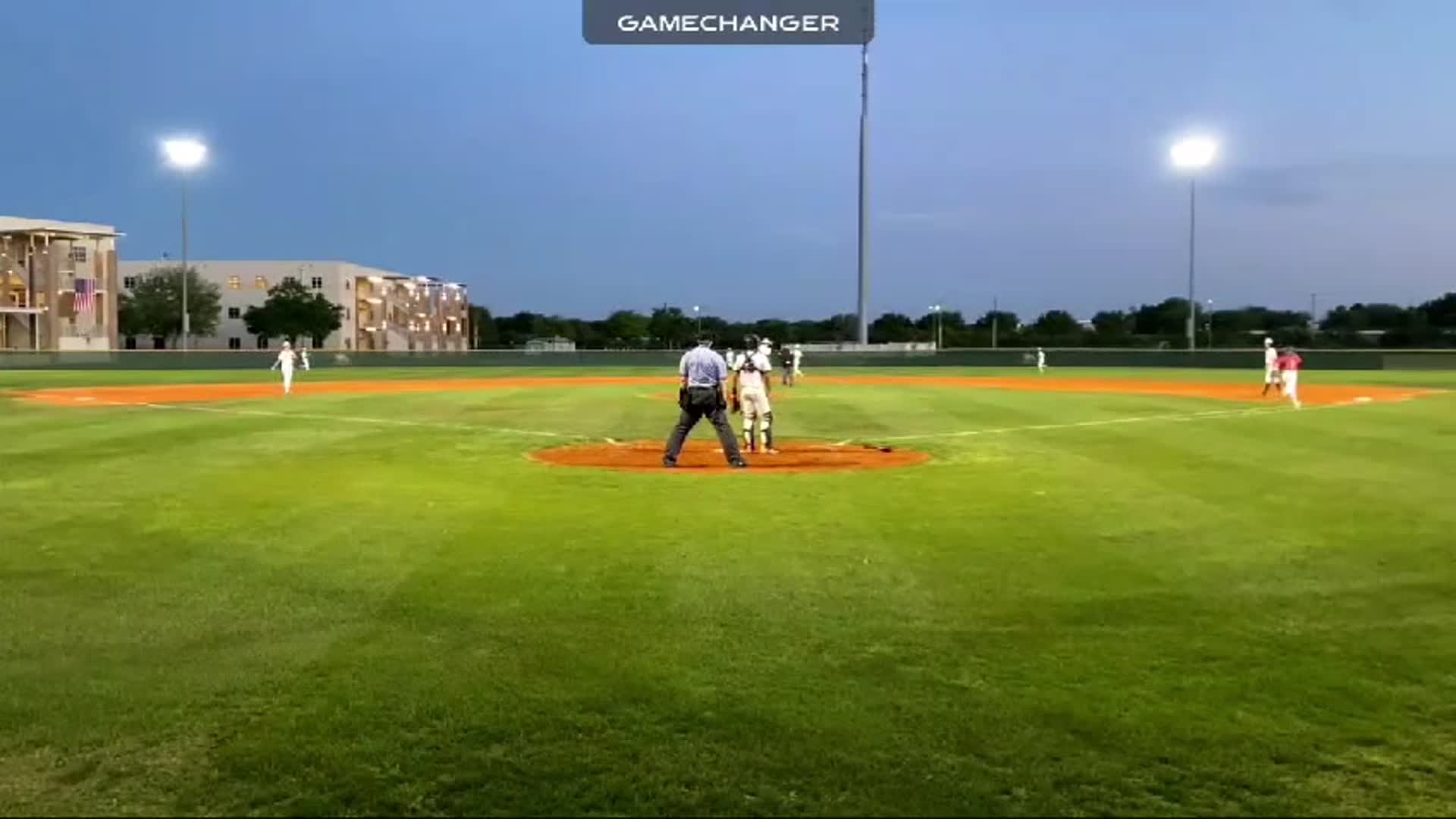 Ethyn Sanders line drive to center