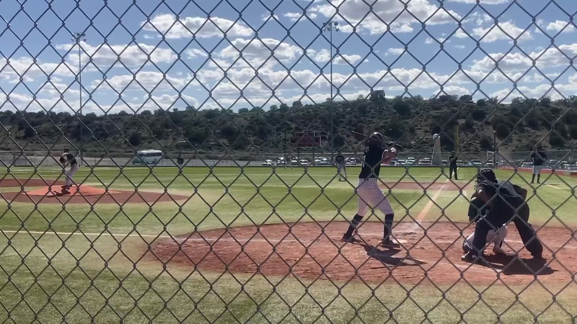 Lead off double vs Hope Christian