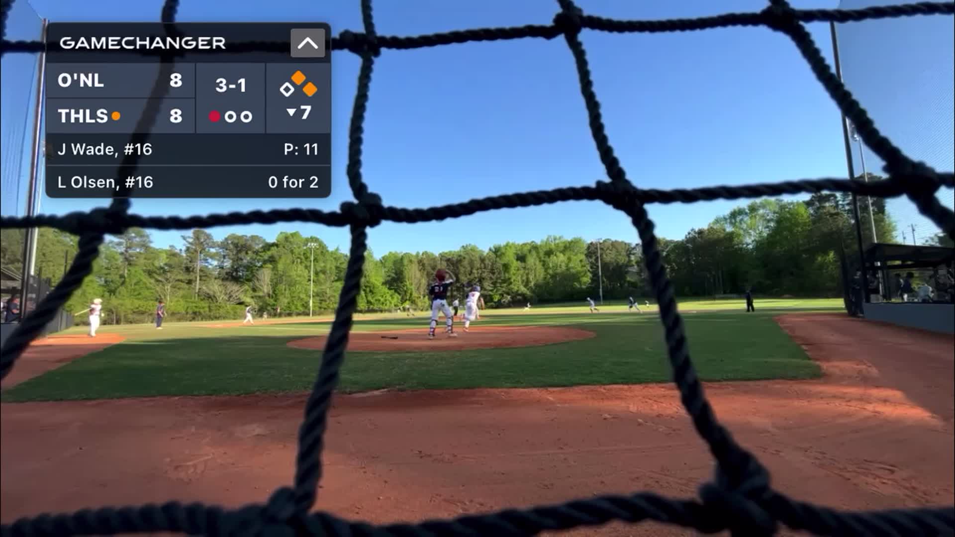 From second, I score due to a single, winning the game.