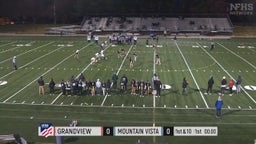 Lauren Culebro with an interception vs. Grandview H.S. in the 2025 CO High School State Championships Quarterfinal game.  10/18/25