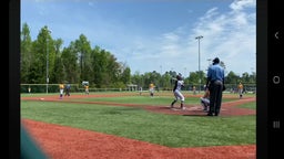 Diving catch on pop up