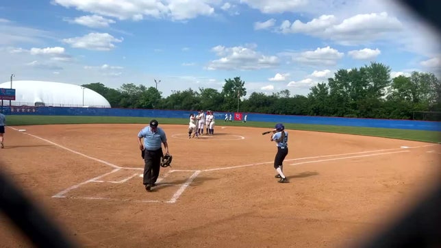 Lead-off double vs Roncalli