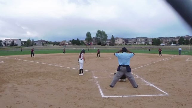 Single off of line drive to CF
