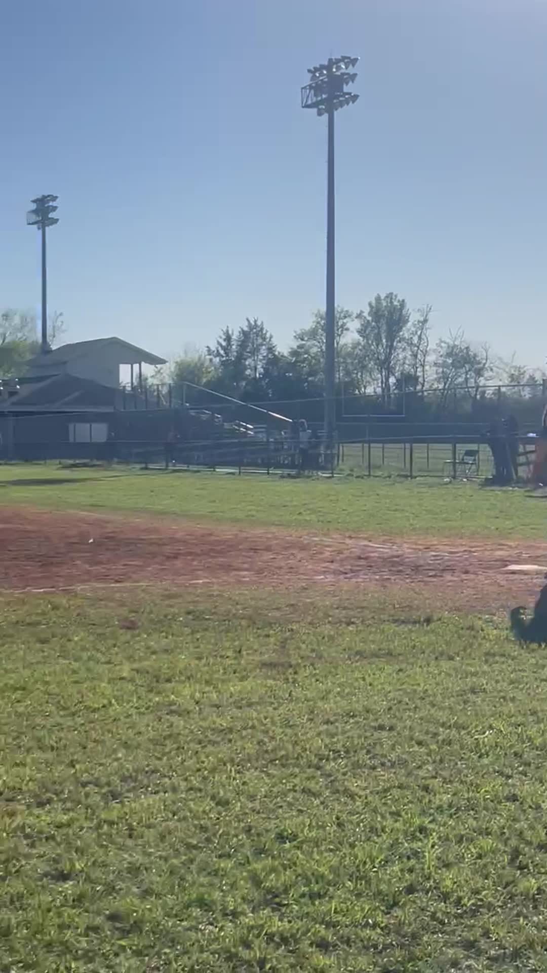 #52 trying to close out the game with the last three strike. Count was 2 balls no strike. He finished the count with 3 straight strikes to close out the win with 18-4 win