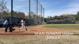 Sean Downs (2026) Goes Yard Against Canyon Springs in a 2 for 2 Performance