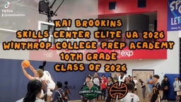Kai Brookins
Skills Center Elite UA 2026
Winthrop College Prep Academy
10th Grade
Class of 2026