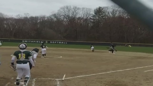 Center field catch