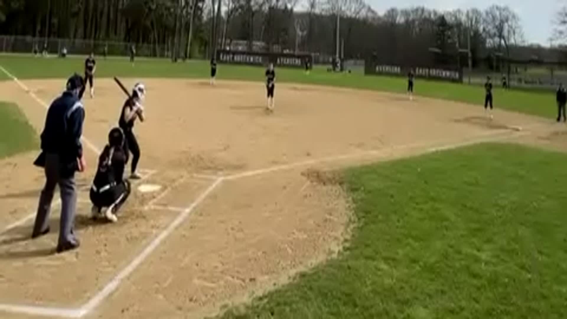 Varsity game against East Greenwich High School April 4, 2025