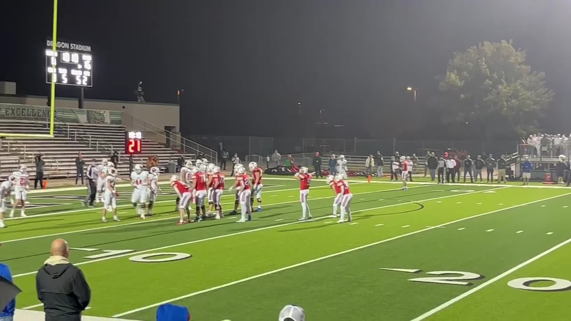 Grapevine touchdown vs Argle