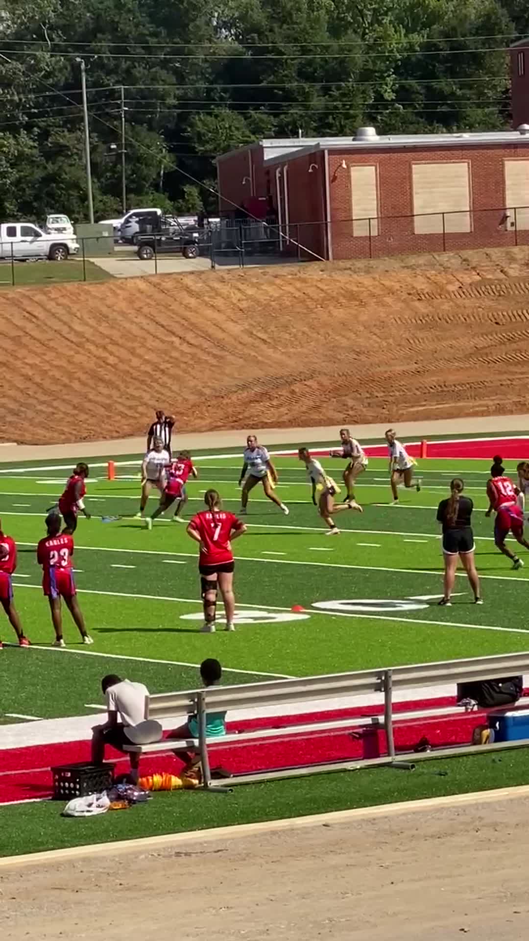 Long pass and long run vs Carroll High 10/09/24