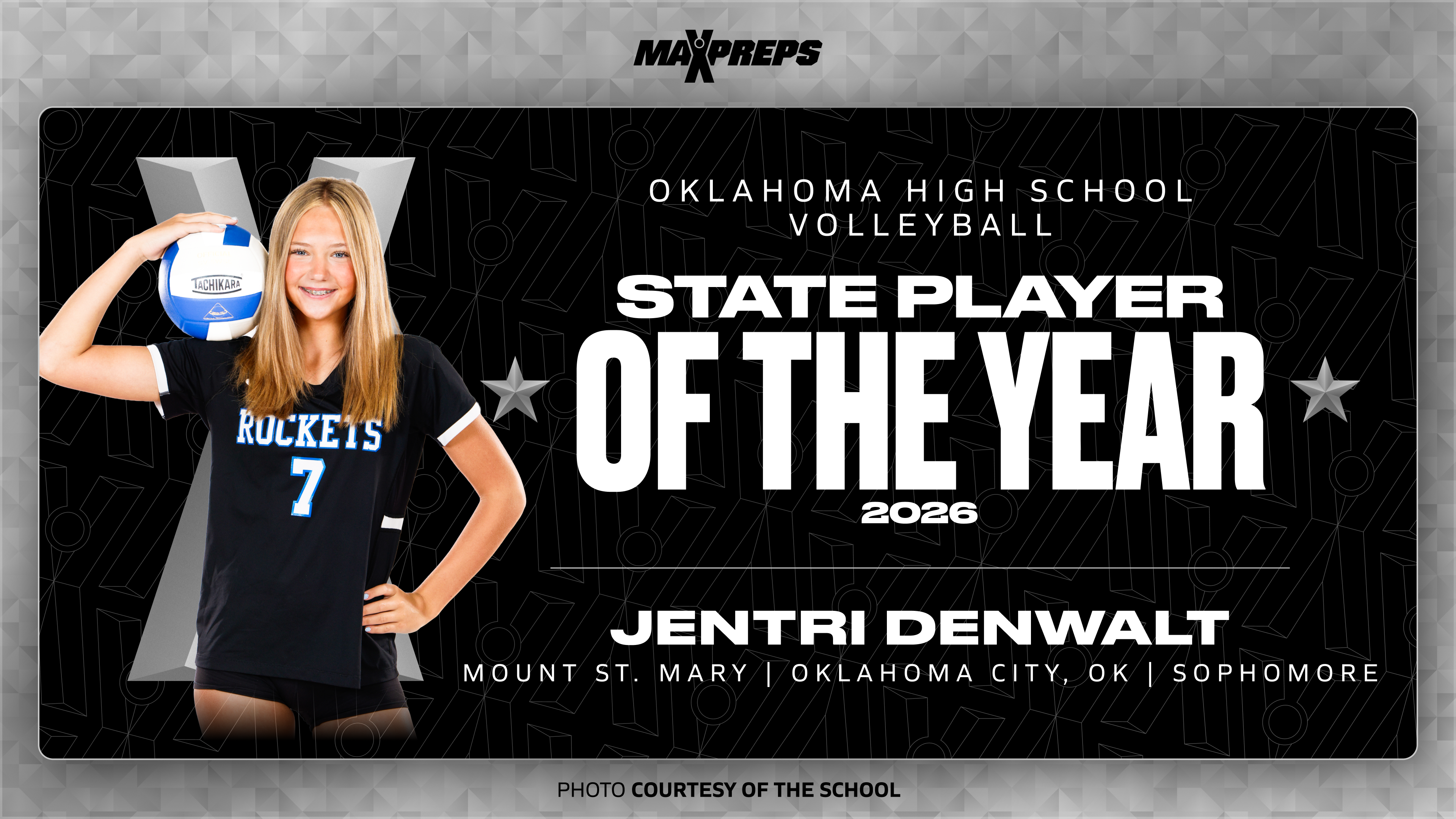 Jentri Denwalt named 2026 MaxPreps Oklahoma High School Volleyball Player of the Year