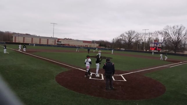 Clearing the diamond vs Austintown in the 6 th.
