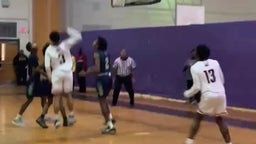 Benito Scott with the game winner vs Vaux