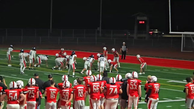 Kyle Curtis threw a 90-yard touchdown pass to Israel Shrode