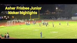 Asher Frisbee kicking highlights Statesville high vs West Iredell High suspended at 18 to 13 West Iredell