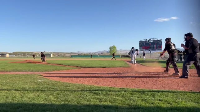 Scoring from 2nd on an infield hit!