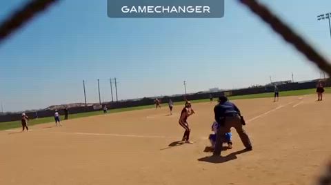 Freshmen Reese Schueling-home run