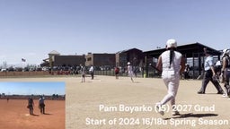 Pam Boyarko 2027, Early Spring 2024, 16u/18u Club Softball HRs