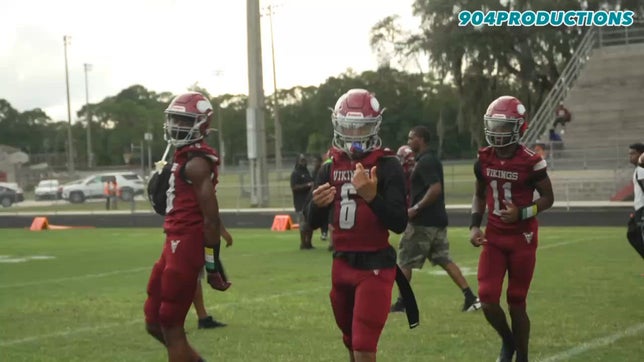 The Raines Vikings demolish sandalwood 77-0. The first 49 points were all in the first quarter.