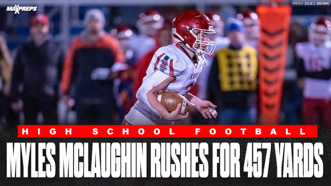 Knox High School’s star running back, Myles McLaughlin, was unstoppable against LaVille, rushing for 457 yards on 40 carries and scoring six touchdowns. His dominant performance highlights why McLaughlin continues to be one of Indiana’s most electrifying high school football talents.