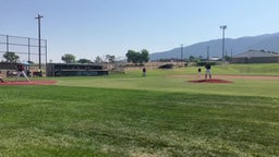 Wood bat 2 run Shot!!