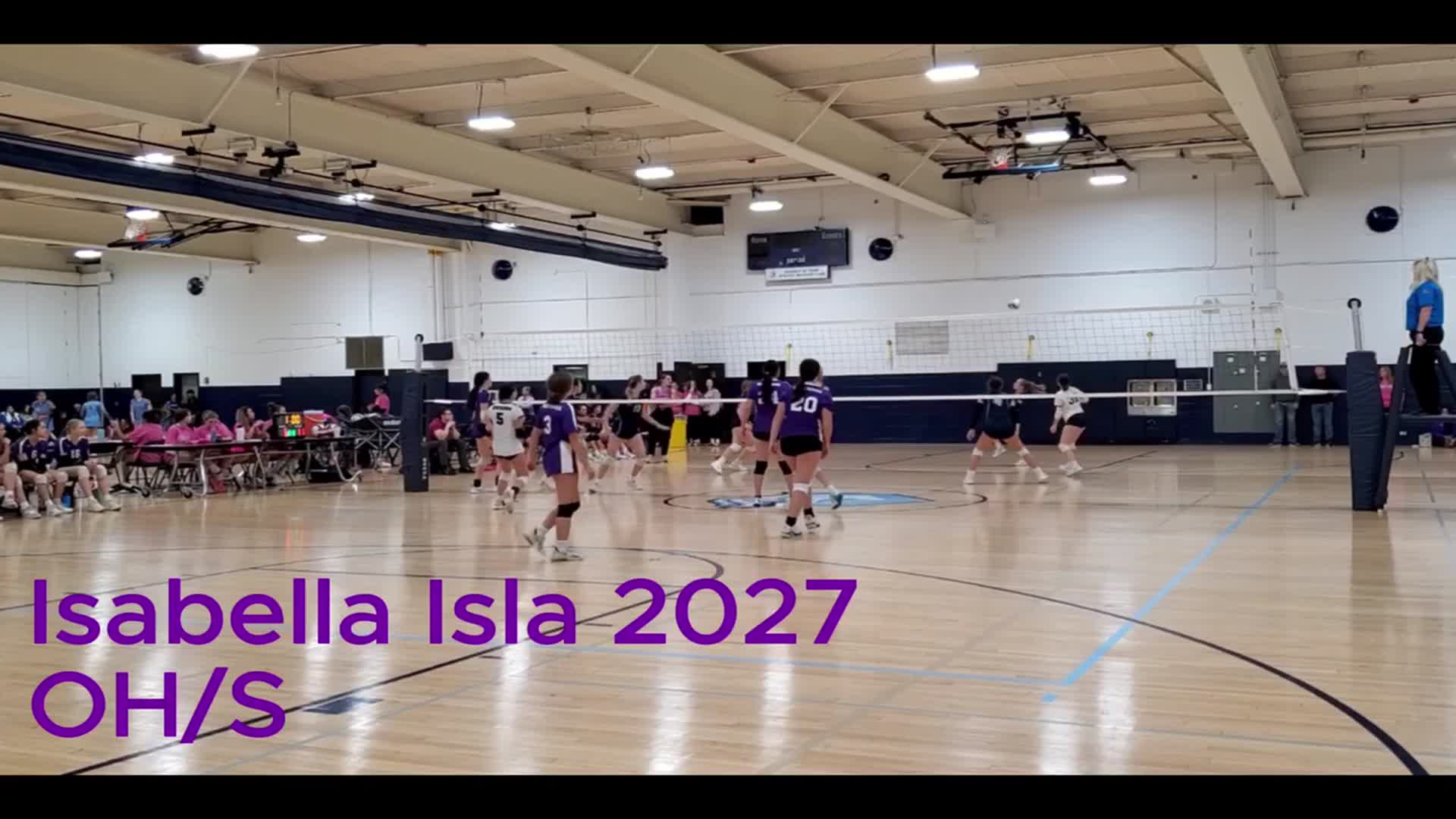 Isabella I. 2027 highlights vs Prospect HS