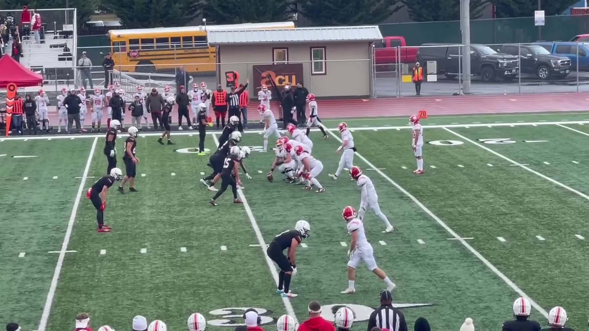 Yelm Defense vs Marysville-Pilchuck 3rd down stop