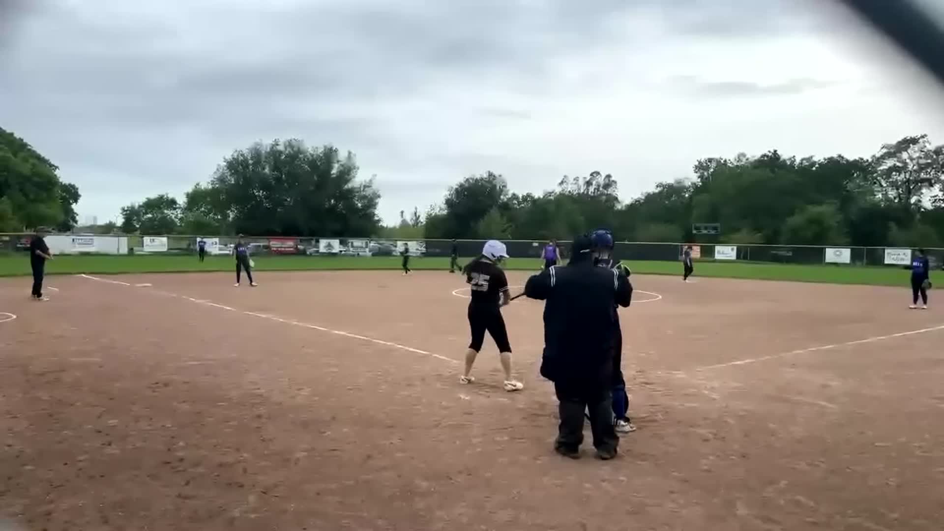 #25 Marin makes contact.