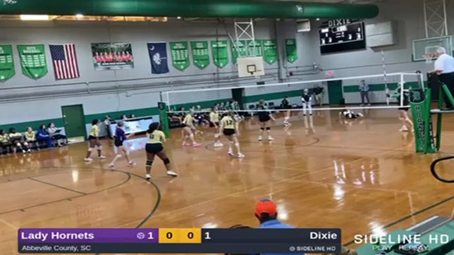 Freshman year vs Dixie.