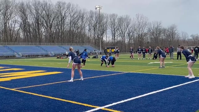 Kennedy Ross runs in the final points for Madison to put the game away against Magnificat.