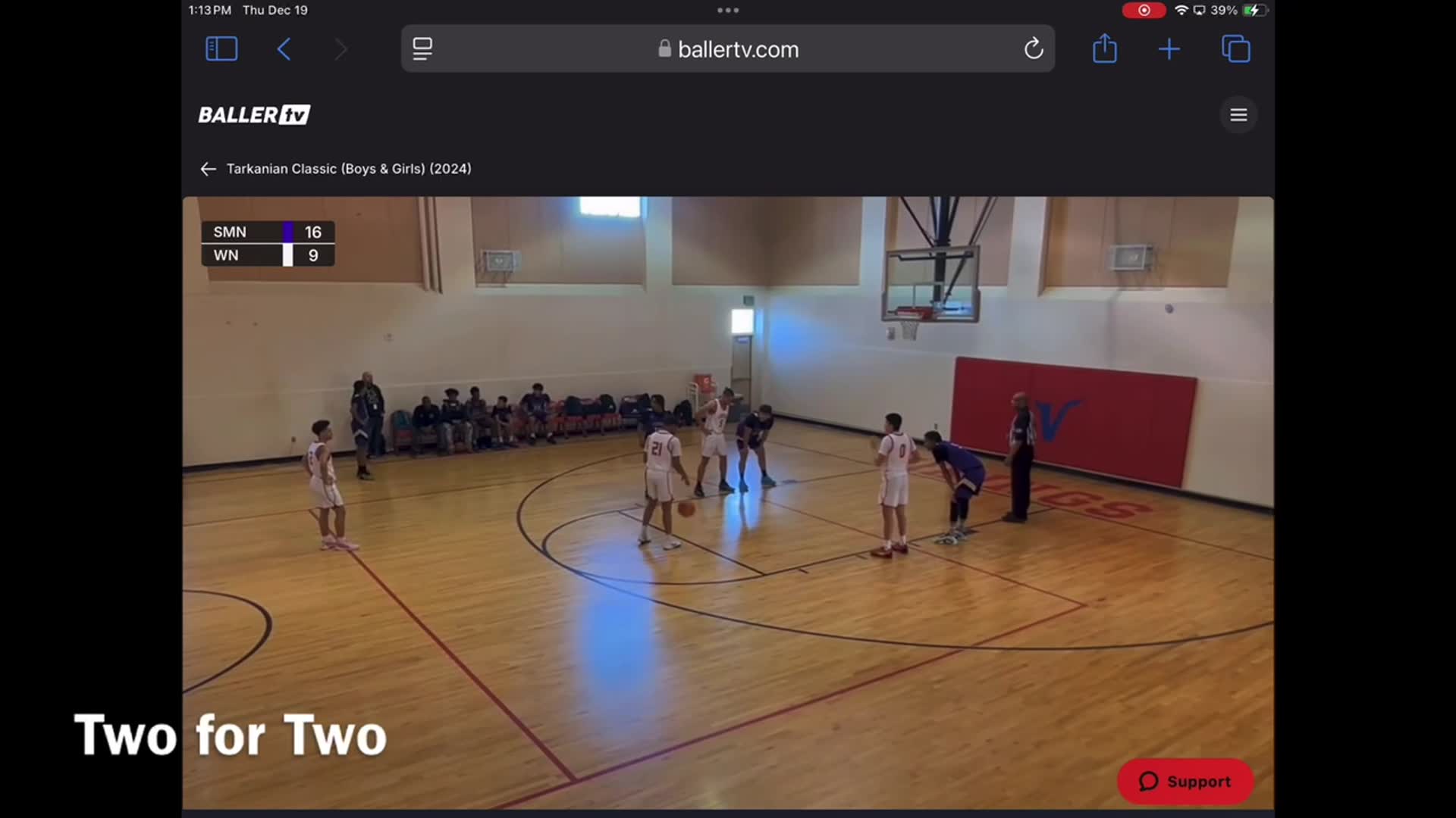 December 19.   Wooster versus Sunrise Mountain.