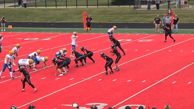 Shotgun quick drop post route left 26 yard TD thrown the #4 Reece Robert's