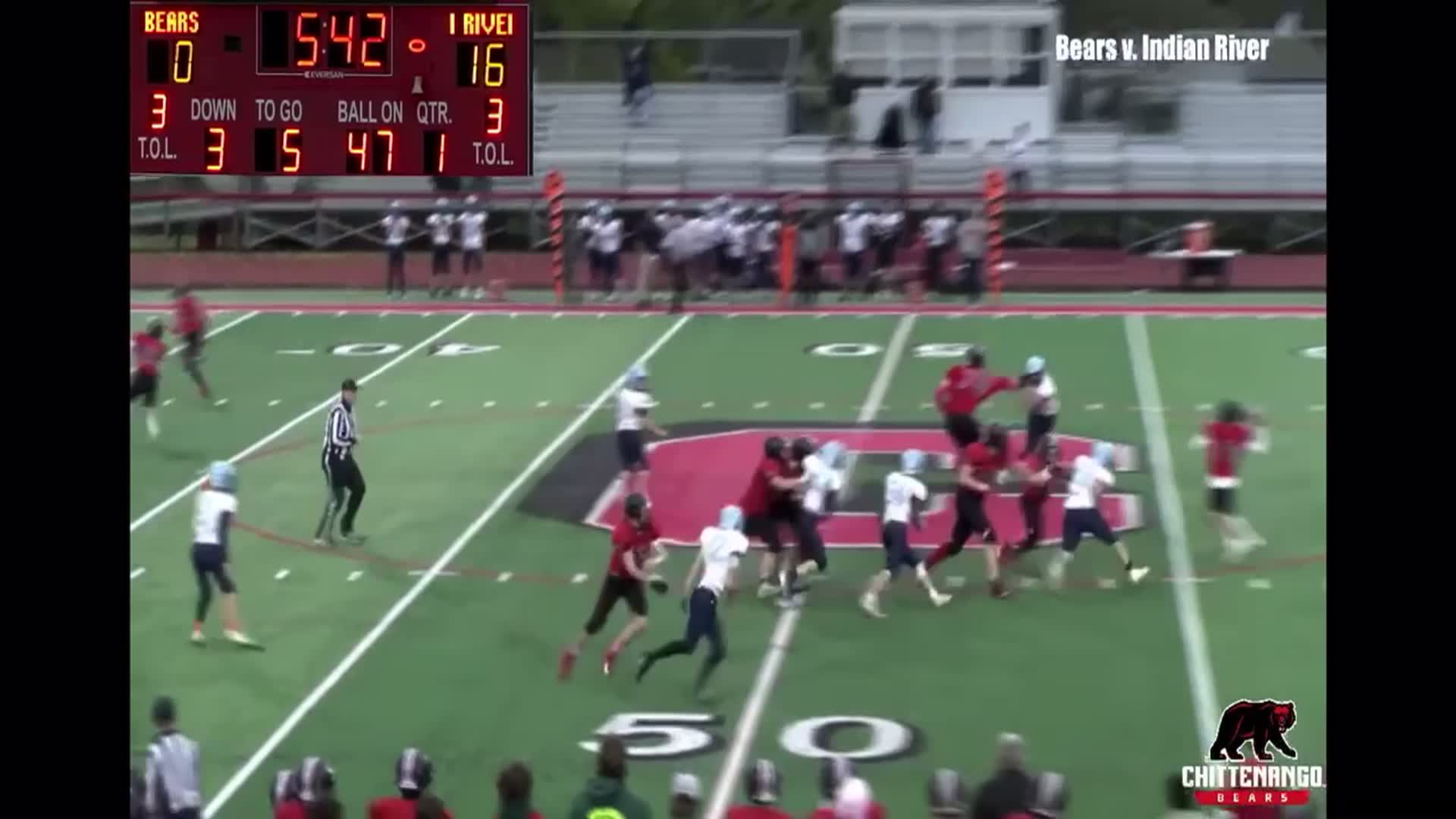 47 yard touchdown reception