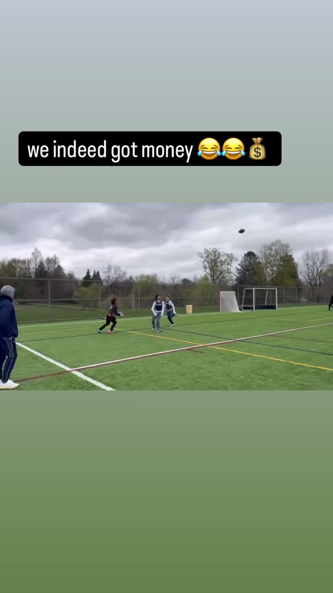 Got up to make the play for the touchdown