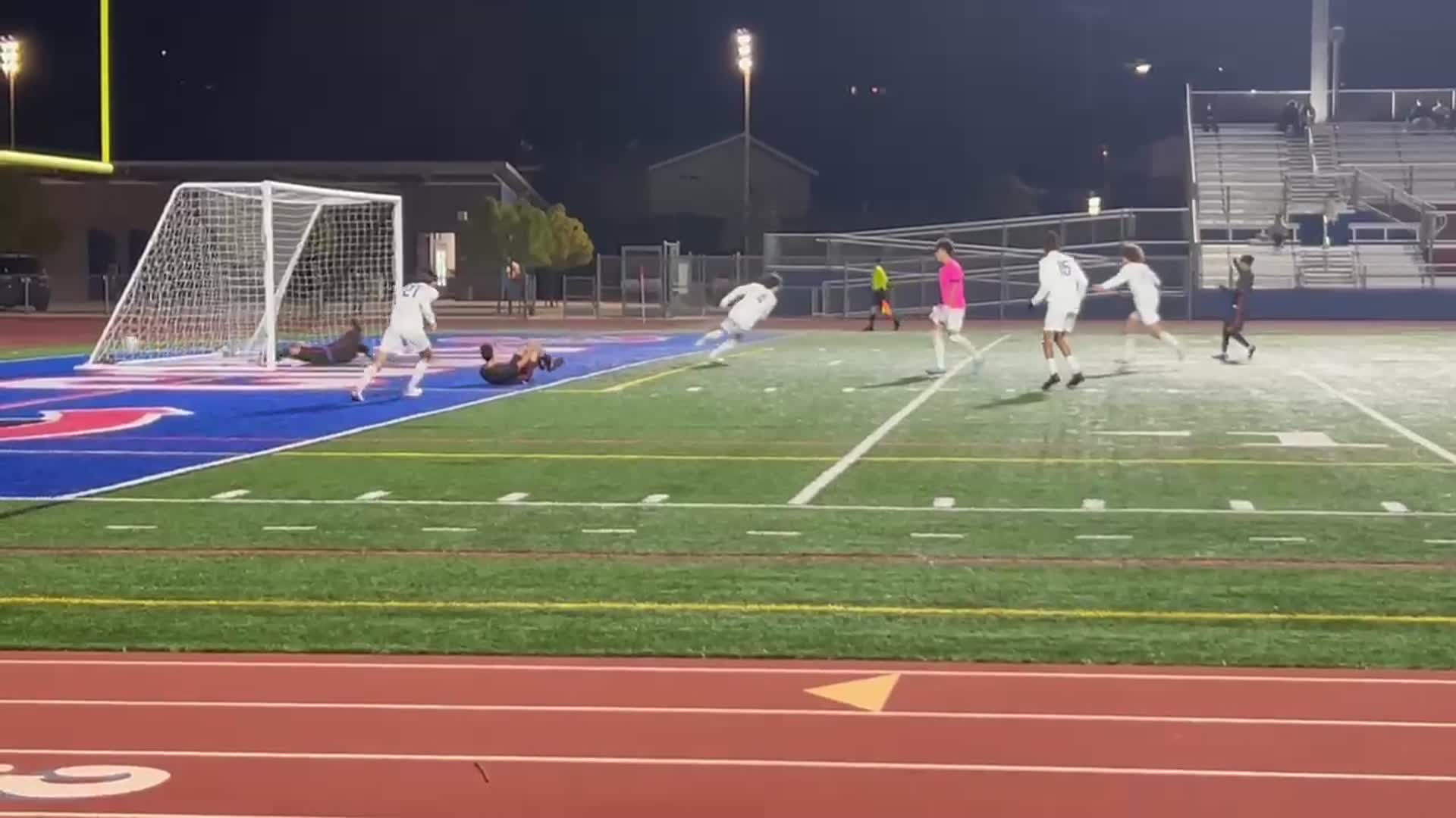 Cavers with the goal!