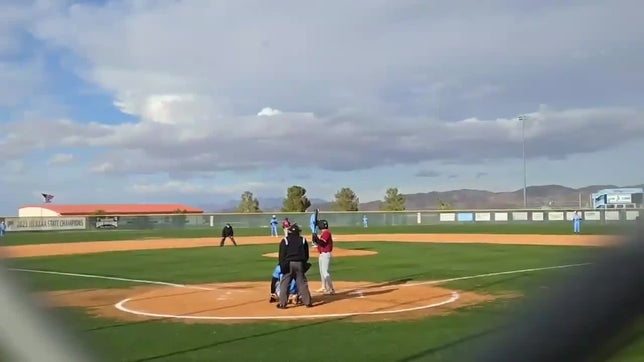Struck out 3 batters in the 6th inning, in a win against Desert Oasis HS
