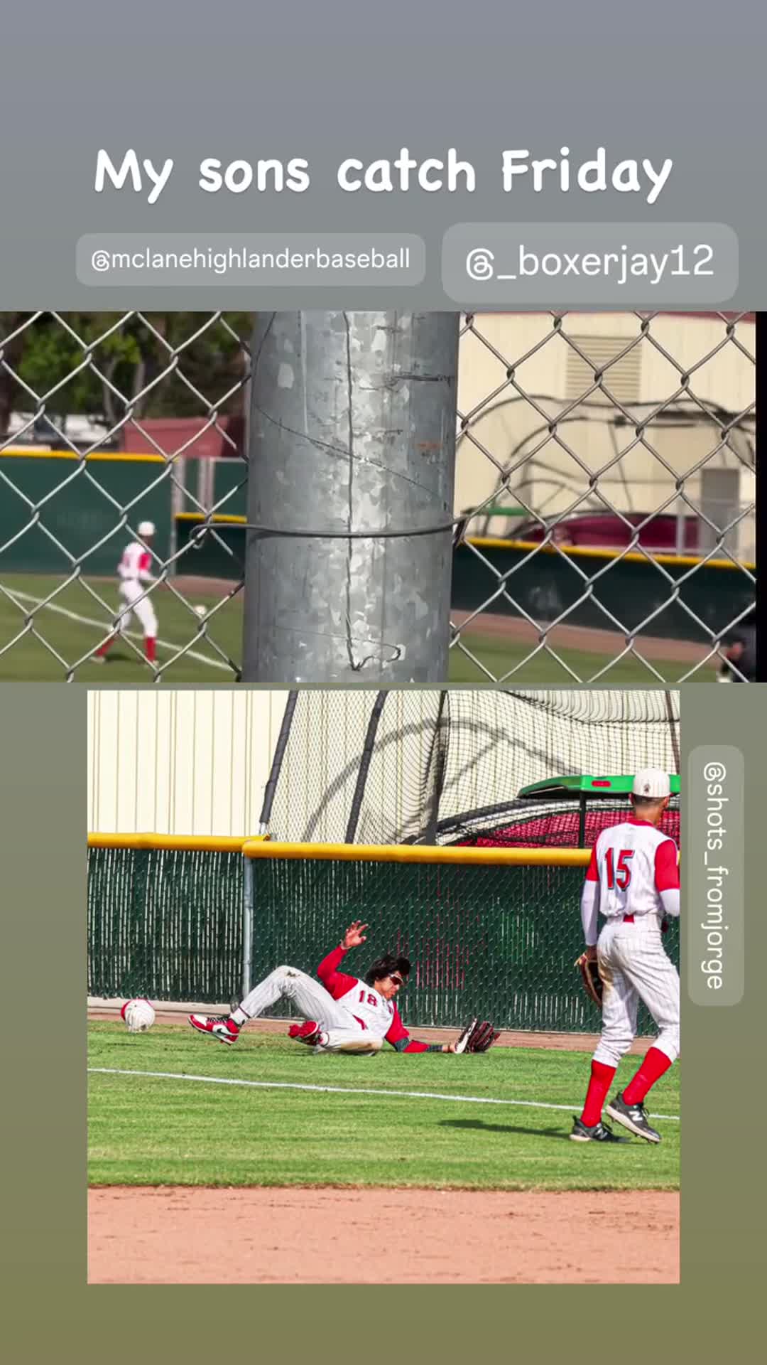 Francisco's diving catch