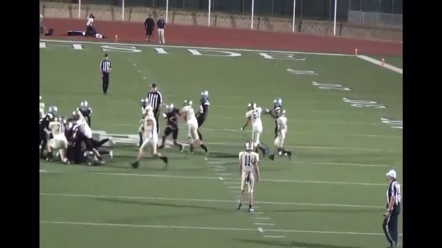 Jonah stops the ball with a tackle in the win over O'Connor 51-14.