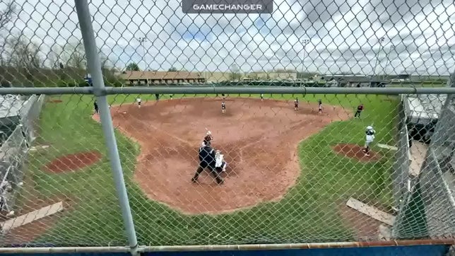 Pop Fly for the out then to 1st base for the second out.