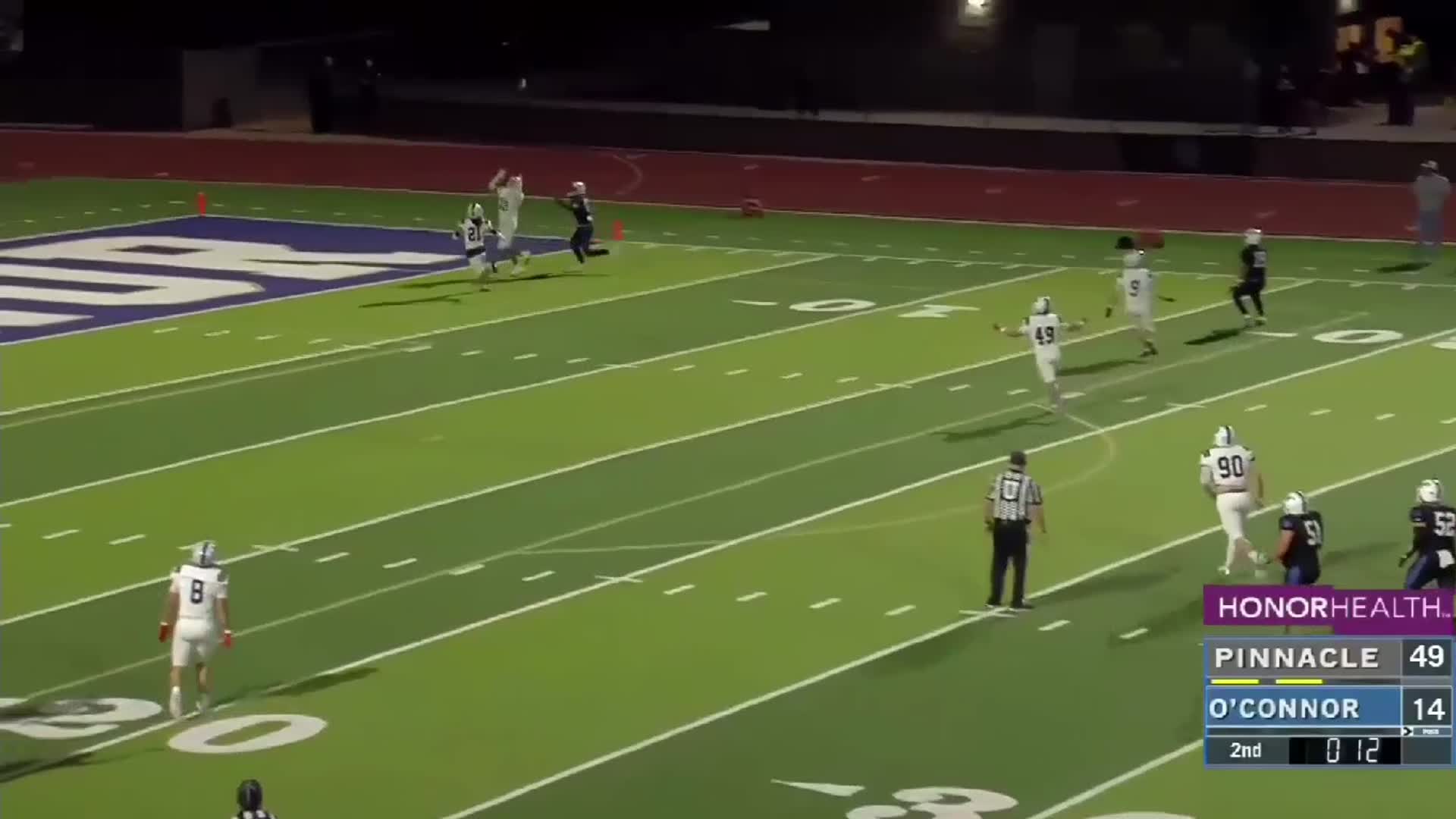 First Varsity Career Interception