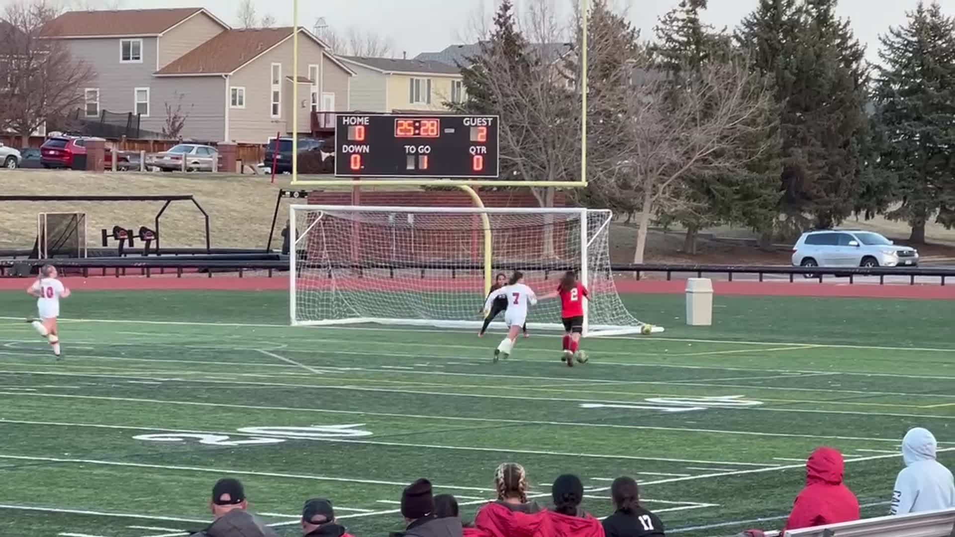 Eaglecrest vs Rangeview: Goalkeeper Save by Hannah Flores