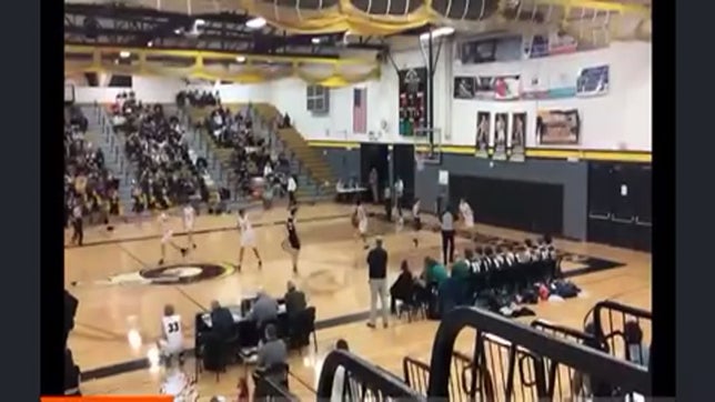 Simon Lunsford (Junior) dunk vs Conifer