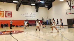 Evelyn Quinonez, defensive steal and easy lay up.