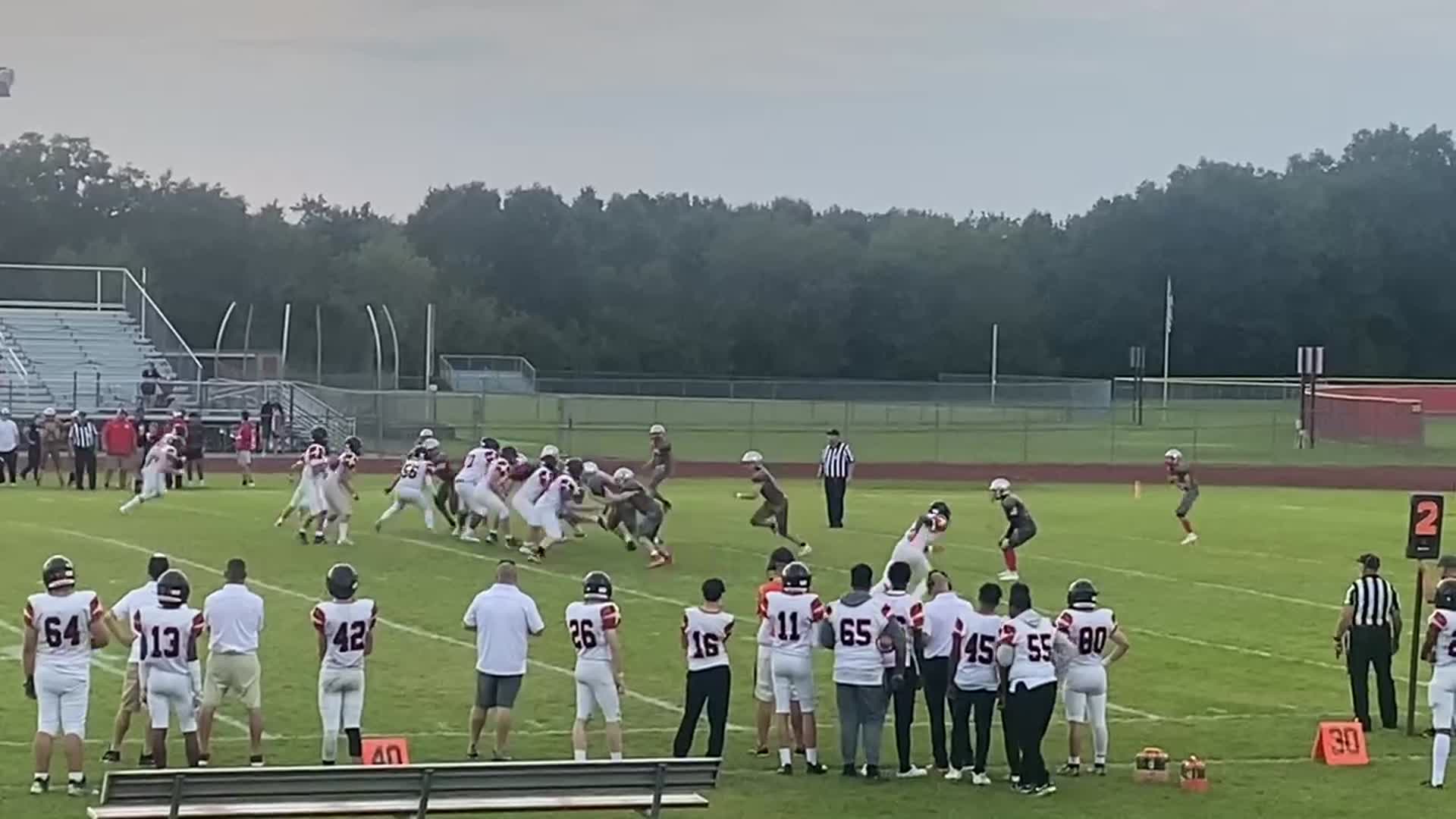 Caleb METCALF'S TD Reception