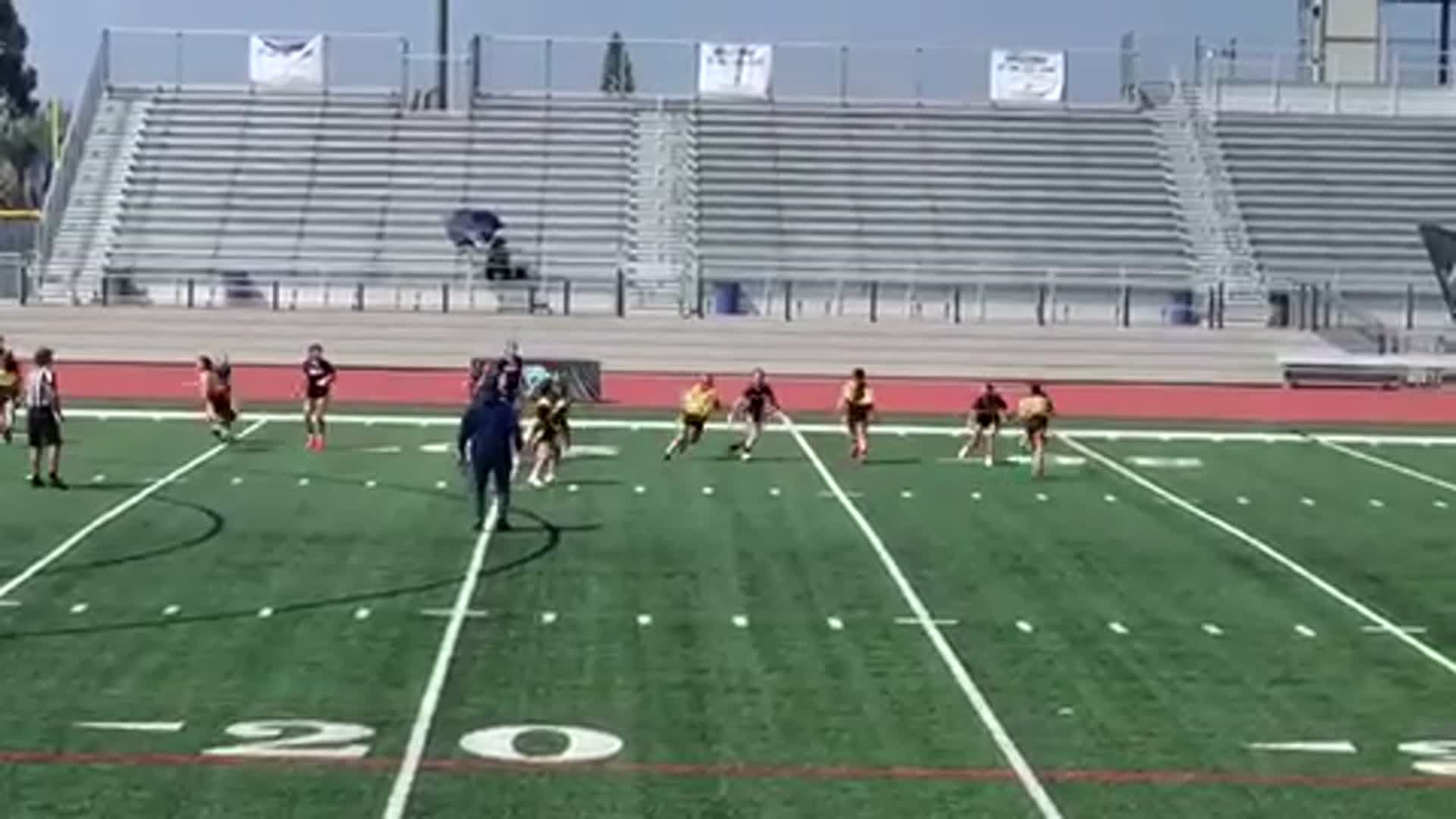 Off season touchdown pass