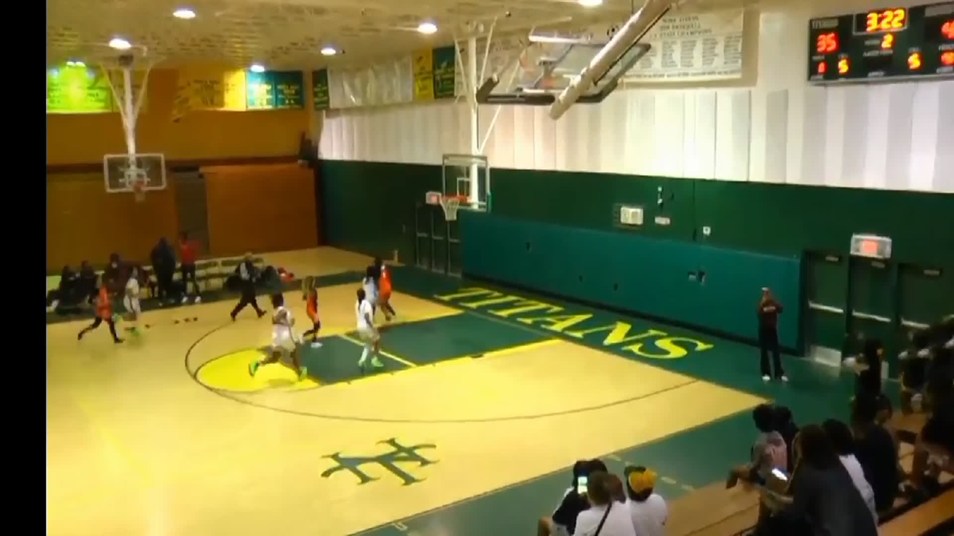 Imony Housey with the steal and assist