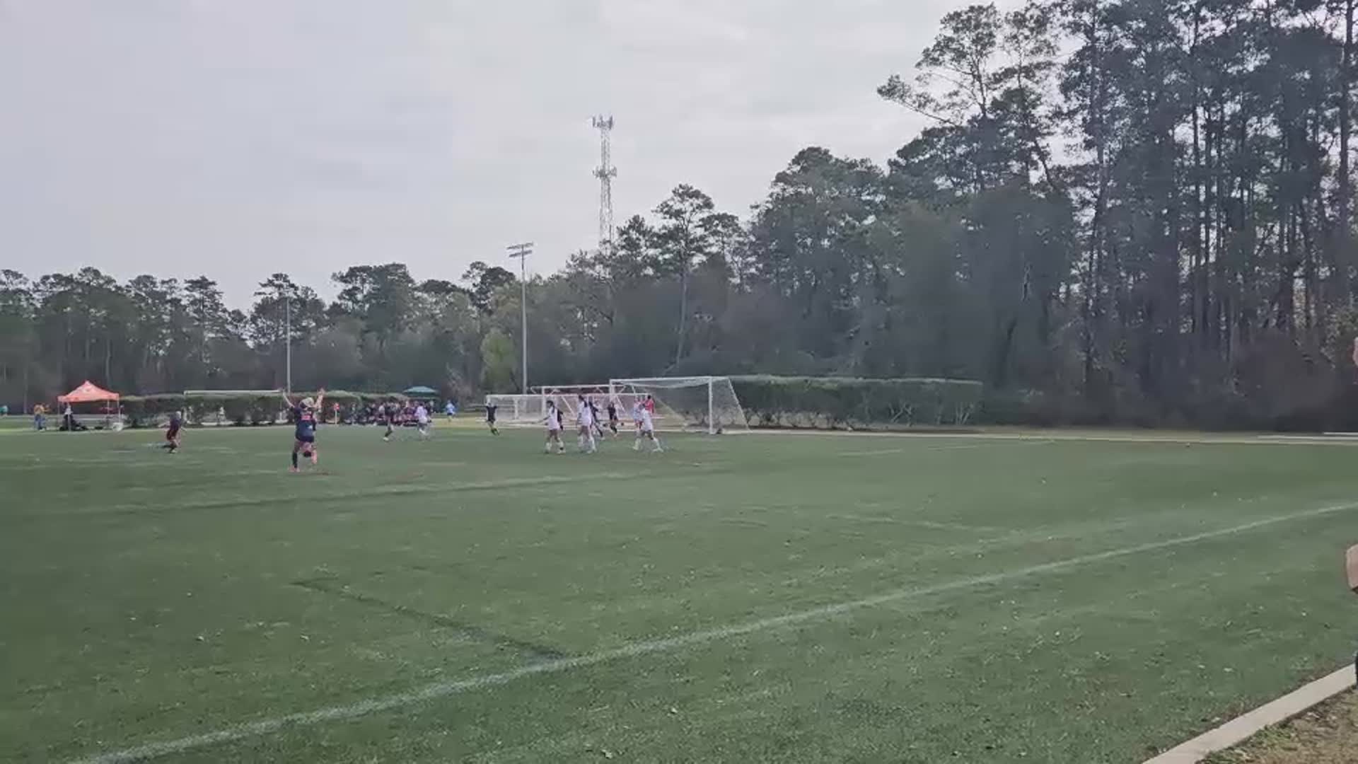 Game winner vs Cy Woods @ Lady Highlands Tournament